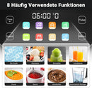 AMZCHEF 8-in-1 Multi Stand Mixer with Auto-IQ 2000W
