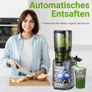 AMZCHEF Automatischer All-In-One Entsafter 135MM Öffnung und 1.8L 250W