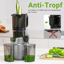 AMZCHEF Automatischer All-In-One Entsafter 135MM Öffnung und 1.8L 250W