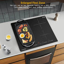 AMZCHEF Induktionskochfeld 4-Zonen 7400W YL-IF7018S-5B5B3B1B