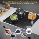 AMZCHEF Induktionskochfeld 4-Zonen 7400W YL-IF7018S-5B5B3B1B