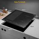 AMZCHEF Induktionskochfeld 4-Zonen 7400W YL-IF7018S-5B5B3B1B