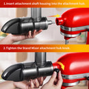 AMZCHEF Entsafter Aufsatz für Standmixer von KitchenAid, Slow Juicer Zitrussaftpresse Zubehör, Kau-Entsafter-Aufsatz für KitchenAid Küchenmaschinen, Gemüse und Obst