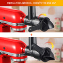 AMZCHEF Entsafter Aufsatz für Standmixer von KitchenAid, Slow Juicer Zitrussaftpresse Zubehör, Kau-Entsafter-Aufsatz für KitchenAid Küchenmaschinen, Gemüse und Obst