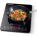 AMZCHEF Induktionskochfeld, 2000 W Einzel-Induktionskochfeld SK-CB16-BK