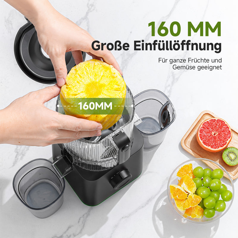 Kaltpresseverfahren - Saftpresse mit 160mm