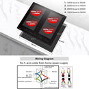 AMZCHEF Induktionskochplatte 4-Zonen 7400W ‎YL-IF7018S-5B5B5B5B