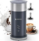 AMZCHEF 4-in-1 Elektrischer Milchaufschäumer für Kaffeeliebhaber zu Hause
