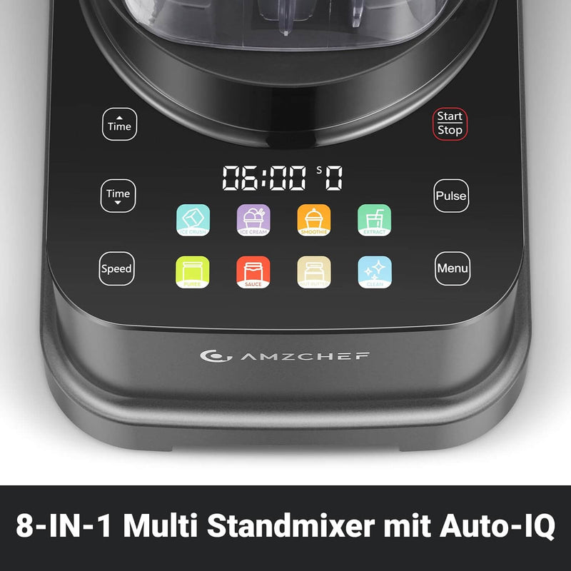 AMZCHEF 8-in-1 Multi Stand Mixer with Auto-IQ 2000W