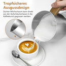 AMZCHEF 8-IN-1 Automatischer Milchaufschäumer