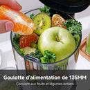 AMZCHEF Cold Press Juicer - 135mm XXL Chute, Quiet Motor