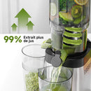 AMZCHEF Cold Press Juicer - 135mm XXL Chute, Quiet Motor
