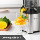 AMZCHEF Cold Press Juicer - 135mm XXL Chute, Quiet Motor