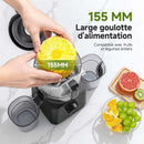 AMZCHEF Cold Press Juicer - 155mm Wide Chute, High Yield