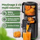 AMZCHEF Cold Press Juicer - 155mm Wide Chute, High Yield