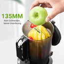 AMZCHEF Automatischer All-In-One Entsafter 135MM Öffnung und 1.8L 250W