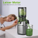 AMZCHEF Automatischer All-In-One Entsafter 135MM Öffnung und 1.8L 250W