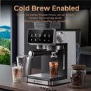 AMZCHEF Espressomaschine für heißen und kalten Kaffee