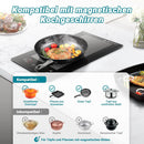 AMZCHEF Induktionskochfeld 2 platten induktionskochplatte