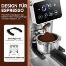 AMZCHEF Kaffeemühle Siebträger Elektrisch mit 48 Mahlgrad Einstellbar