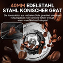 AMZCHEF Kaffeemühle Siebträger Elektrisch mit 48 Mahlgrad Einstellbar