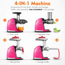 AMZCHEF Langsamer Entsafter 3-in-1 multifunctional slow juicer 