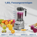 AMZCHEF 1800W Profi-Mixer mit 1.85L Tritan-Behälter