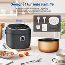AMZCHEF Reiskocher 4L Mini Reiskocher