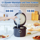 AMZCHEF Reiskocher 4L Mini Reiskocher