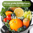 AMZCHEF Kaltpress Entsafter 600W mit hoher Saftausbeute