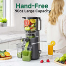 AMZCHEF triple strainers easy clean cold press juicer for home use