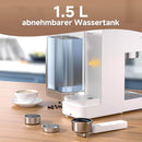 AMZCHEF Espressomaschine mit 20 bar schneller Aufheizvorgang und Milchaufschäumer