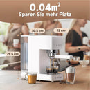 AMZCHEF Espressomaschine mit 20 bar schneller Aufheizvorgang und Milchaufschäumer