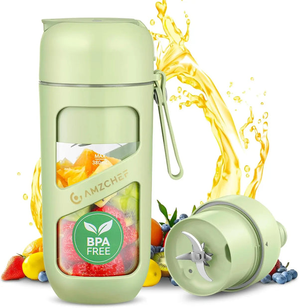 AMZCHEF Vakuum-Smoothie-Maker mit 380 ml für Büroangestellte