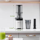 AMZCHEF Ganzfrucht Entsafter 126MM große Öffnung Slow Juicer