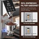 AMZCHEF Kaffeemühle 45 Mahlgrade Edelstahlmahlwerk