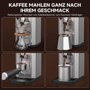 AMZCHEF Kaffeemühle 45 Mahlgrade Edelstahlmahlwerk