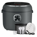 AMZCHEF Multifunktionaler Reiskocher mit Zubehör Antihaftbeschichteter Innentopf, Reislöffel, Suppenlöffel, Dampfeinsatz, Messbecher und Netzkabel.