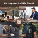 AMZCHEF 20 Bar Mobile Kaffeemaschine mit Akku – für Kaffee pulver und Reisegebrauch