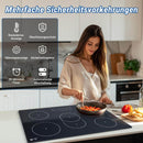 AMZCHEF Glaskeramikkochfeld 5 Zonen 77CM | 8500W