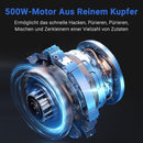 AMZCHEF 500W Multizerkleinerer Elektrisch Mit 2 Geschwindigkeitsstufen 3L