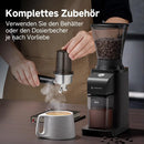 AMZCHEF Elektrische Kaffeemühle mit 250 g Fassungsvermögen