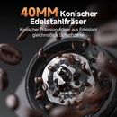 AMZCHEF Elektrische Kaffeemühle mit 250 g Fassungsvermögen