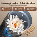 AMZCHEF 4-in-1 Elektrischer Milchaufschäumer für Kaffeeliebhaber zu Hause