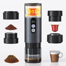 AMZCHEF 20 Bar Mobile Kaffeemaschine mit Akku – für Kaffee pulver und Reisegebrauch