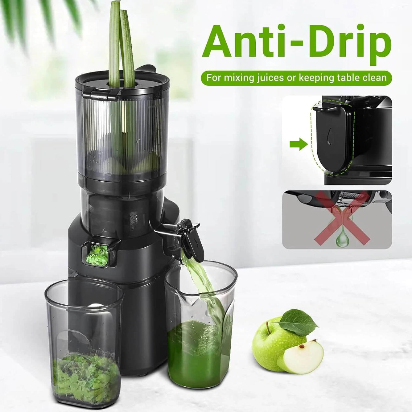 AMZCHEF Automatischer All-In-One Entsafter SJ036