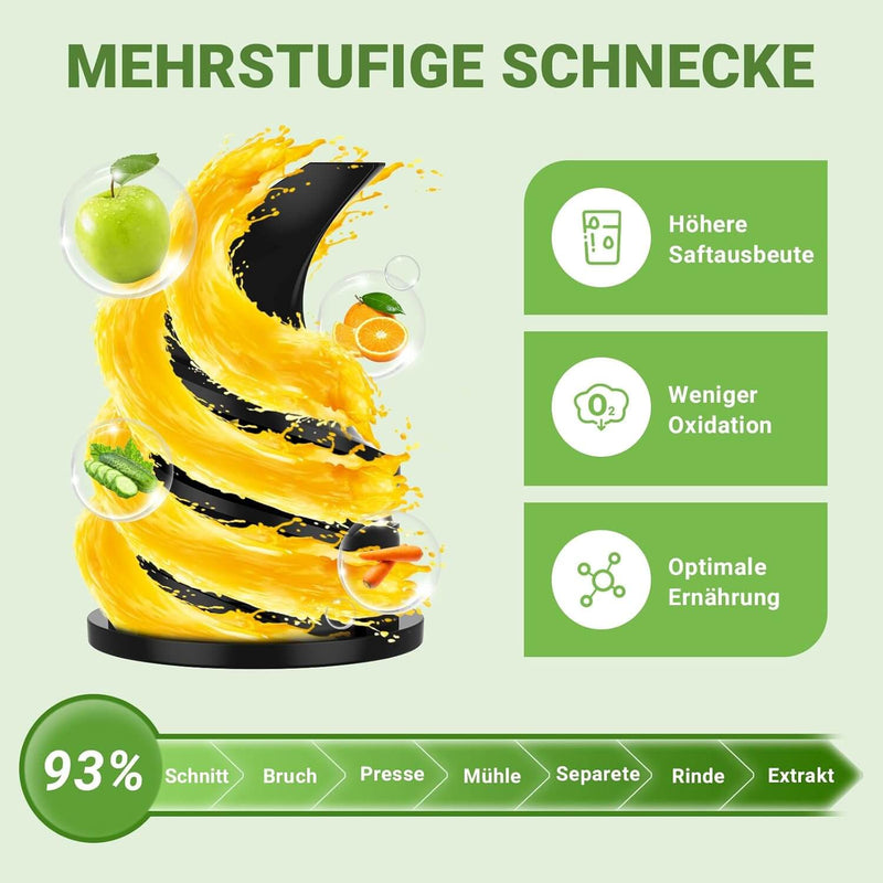 80MM große Öffnung Slow Juicer