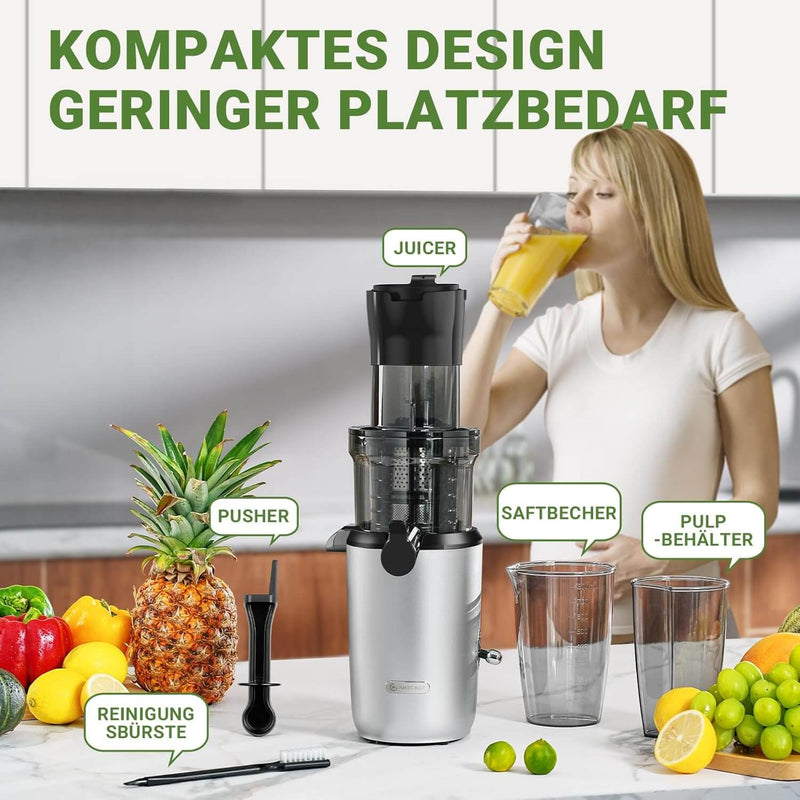 80MM große Öffnung Slow Juicer