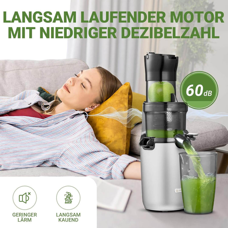 80MM große Öffnung Slow Juicer