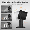 Amzchef Tragbare Dunstabzugshaube 4 geschwindigkeitsverstellbarer Lüftungsfan mit teleskopischer Höhenverstellung